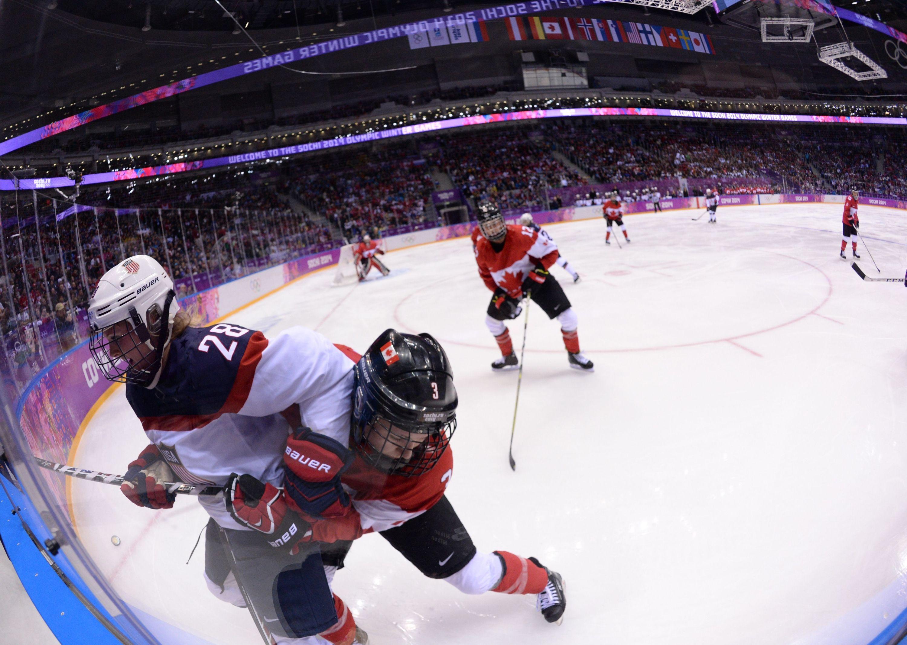 3000x2135 Sochi Olympics Day 15: US women's hockey falls to Canada in overtime