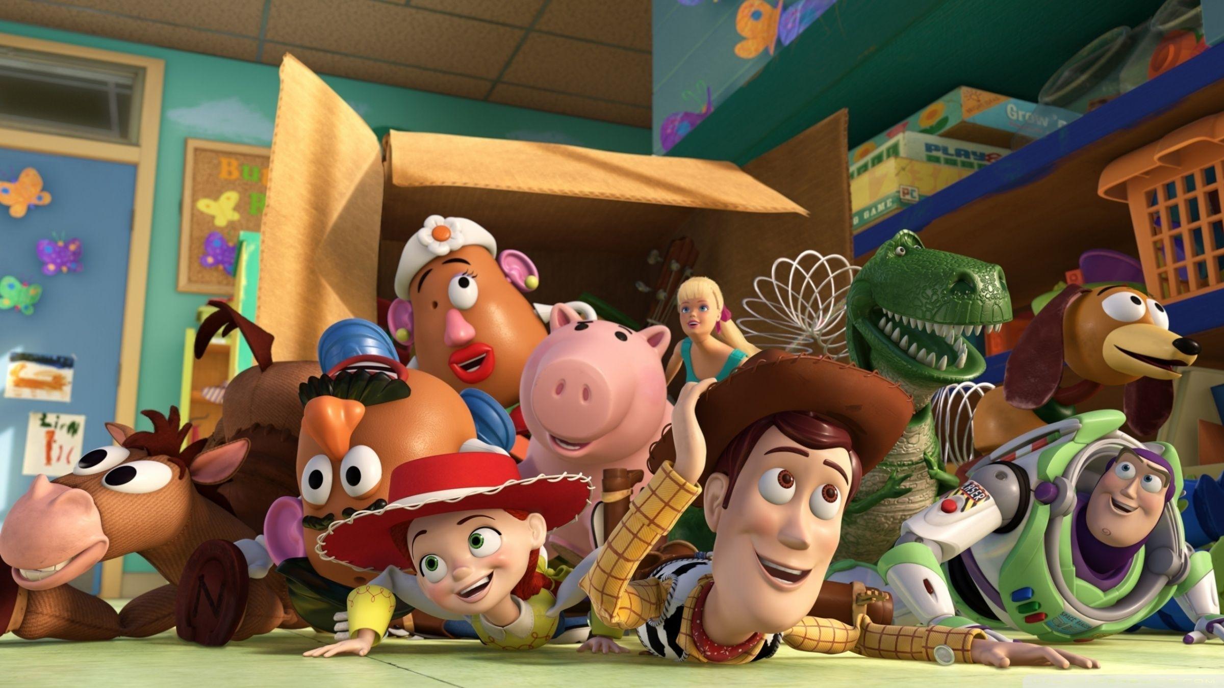 2400x1350 Toy Story 3 Box Toy Ultra HD Desktop Background Wallpaper for 4K