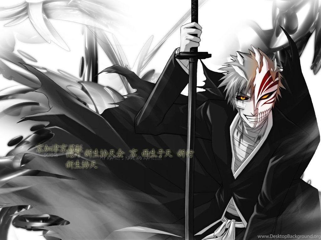 1024x768 Bleach Hollow Ichigo Kurosaki Ichigo Zanpakuto Wallpaper. Desktop Background