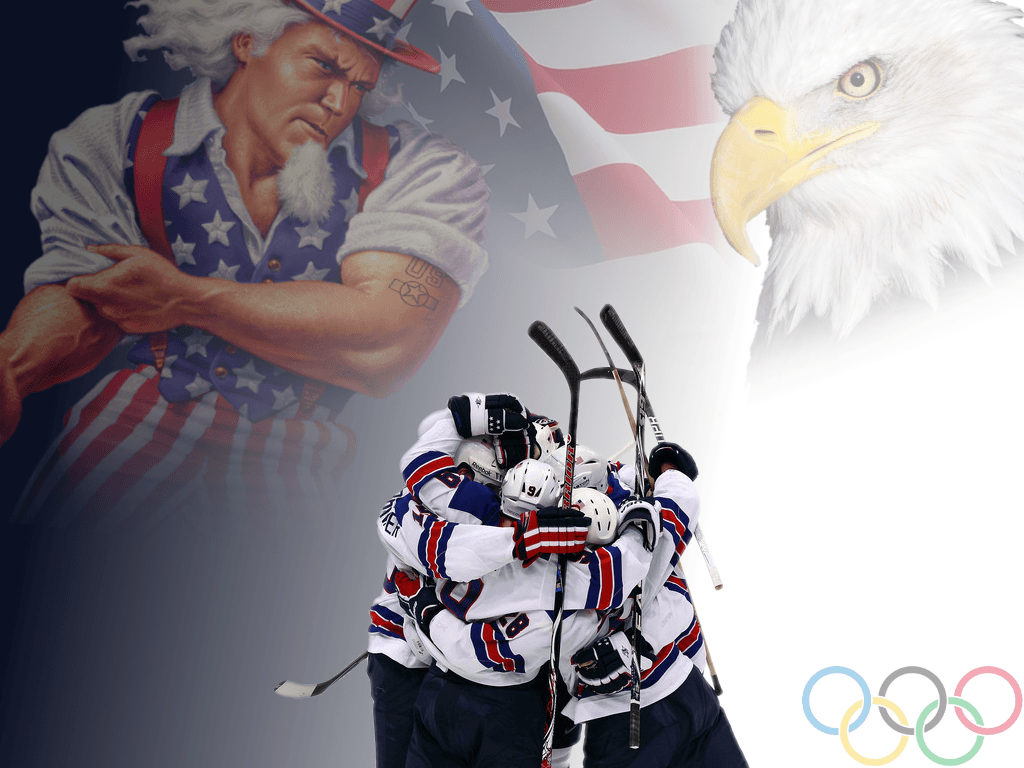 1024x768 USA Hockey Wallpaper