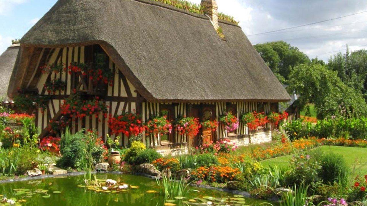 1280x720 Beautiful, Cottage, Wallpaper, Desktop Wallpaper, Cool, Landscape