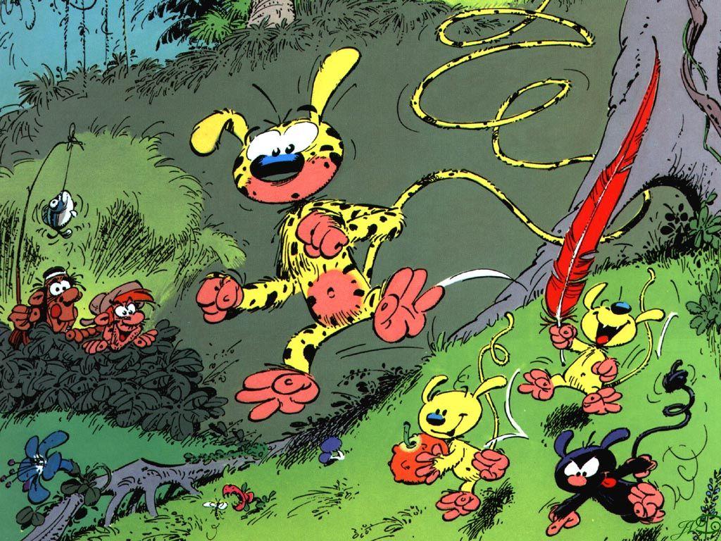 1024x768 Free download Animation Picture Wallpaper Marsupilami Wallpaper