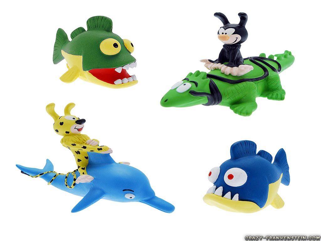 1024x768 Free download Bain bath Marsupilami Toys for kids wallpaper