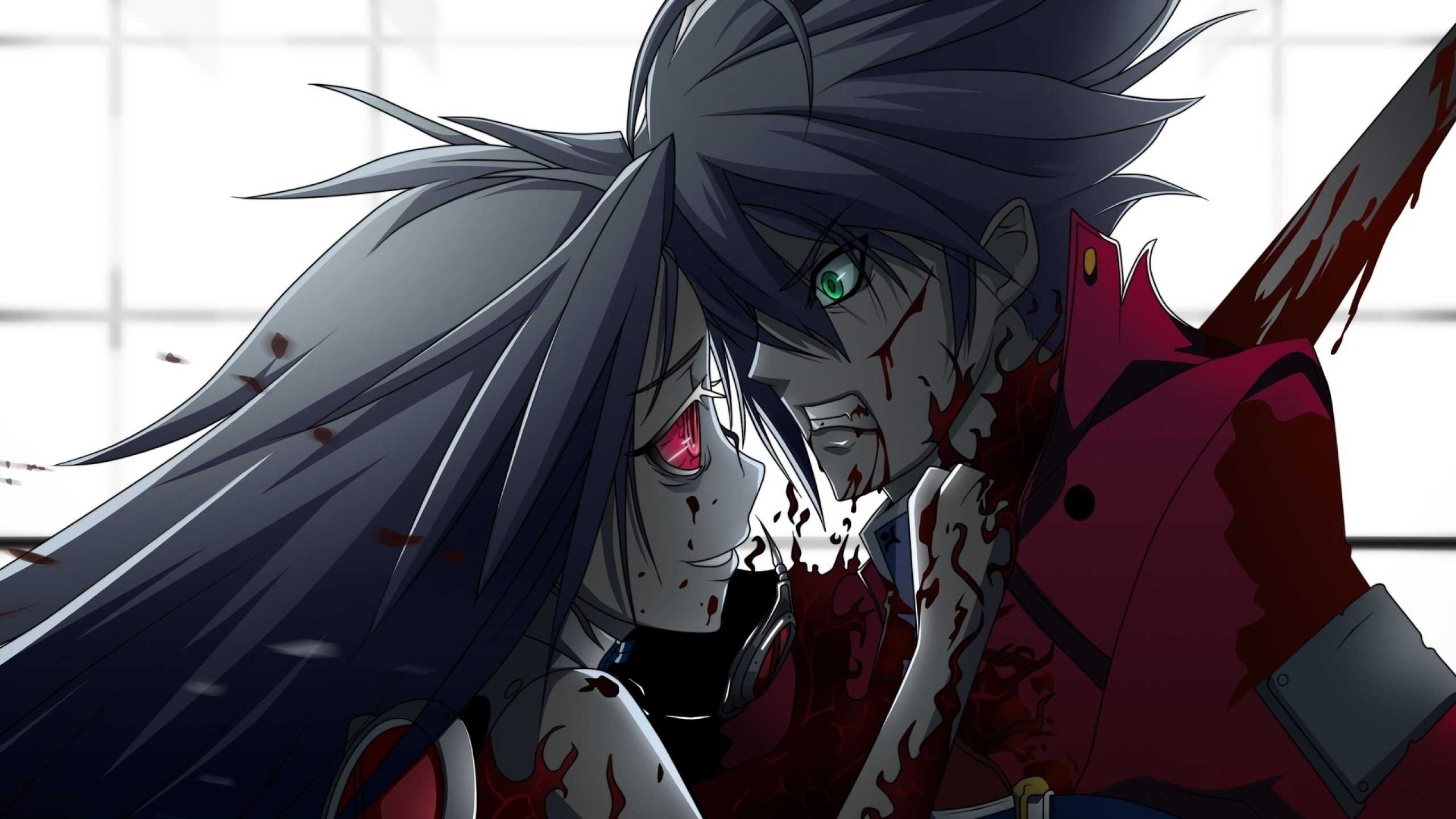 2560x1440 Anime Boy Sad Wallpaper