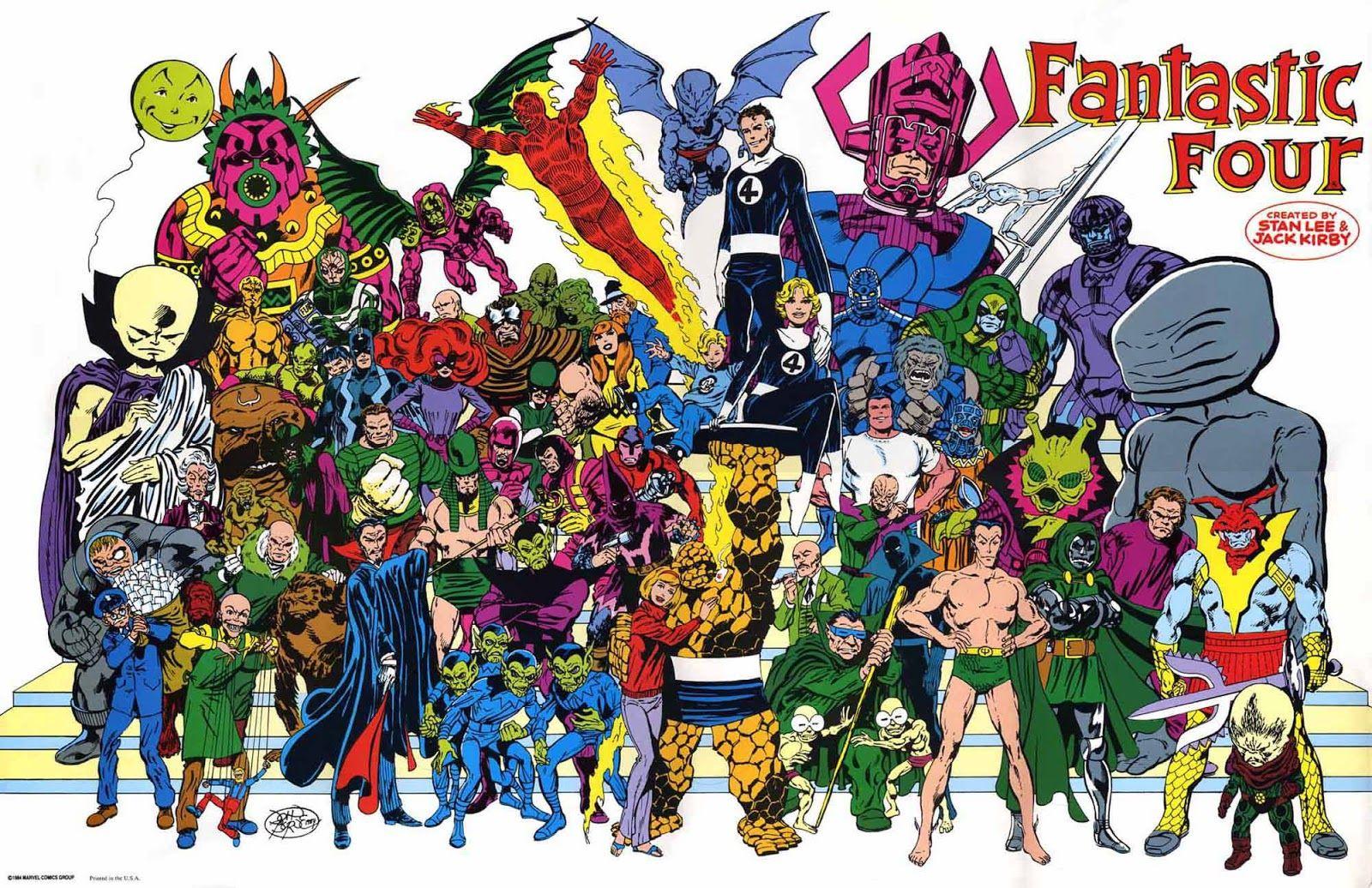 1600x1036 Comic Wallpaper Vintage: Fantastic Four (Vintage Comic Wallpaper)