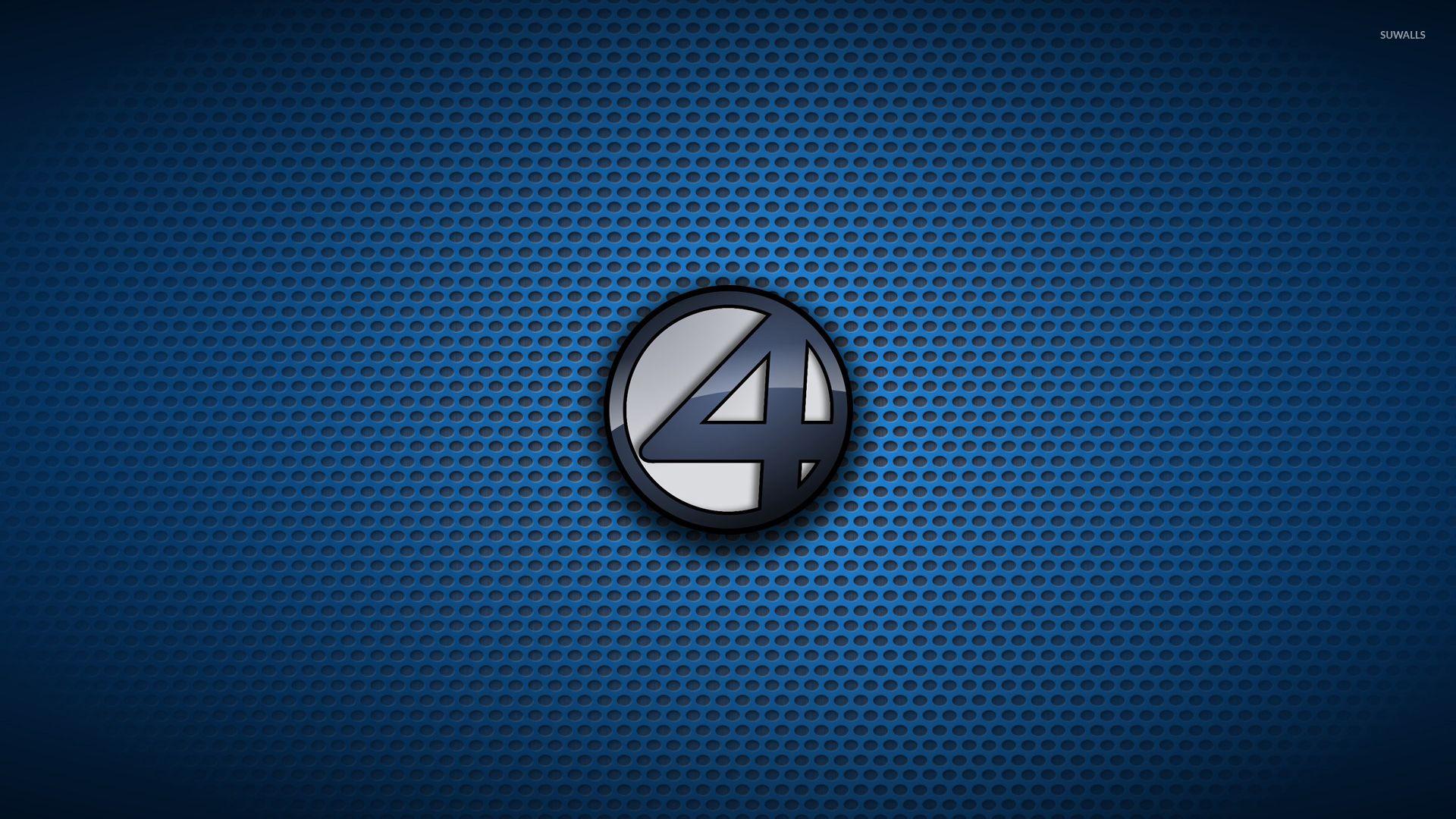 1920x1080 Fantastic Four logo on dotted pattern wallpaper wallpaper