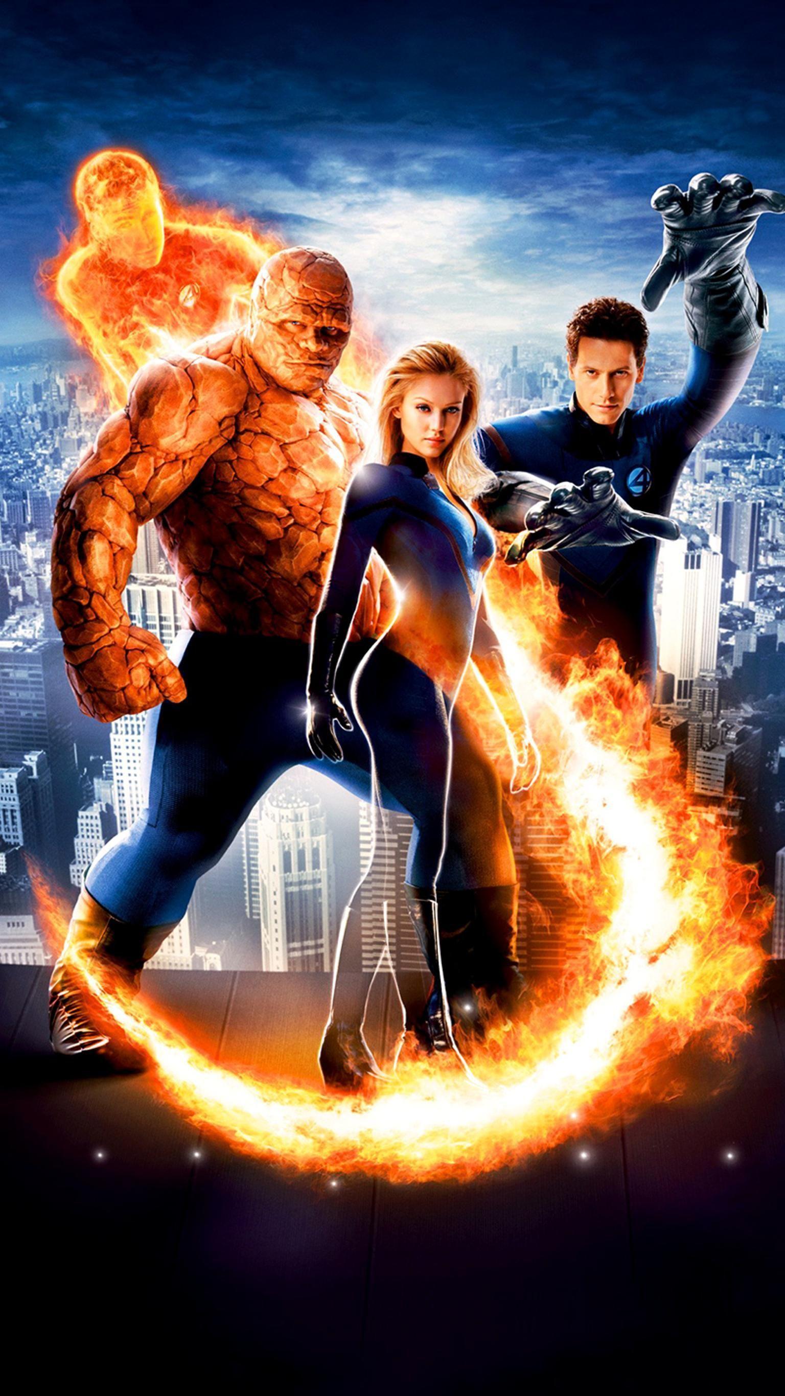 1536x2732 Fantastic Four (2005) Phone Wallpaper. Fantastic four movie