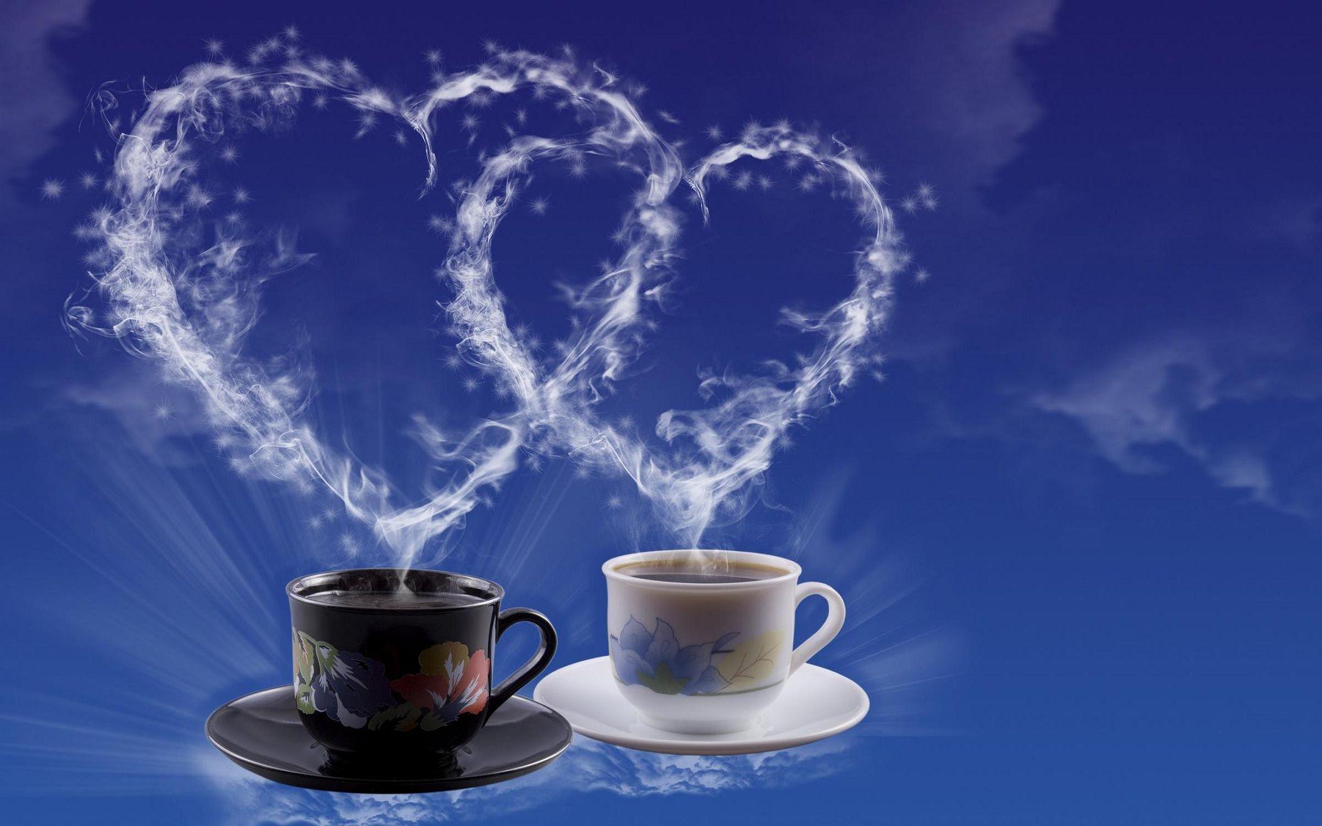 1920x1200 Free download Love smoke from hot tea in morning HD Wallpaper