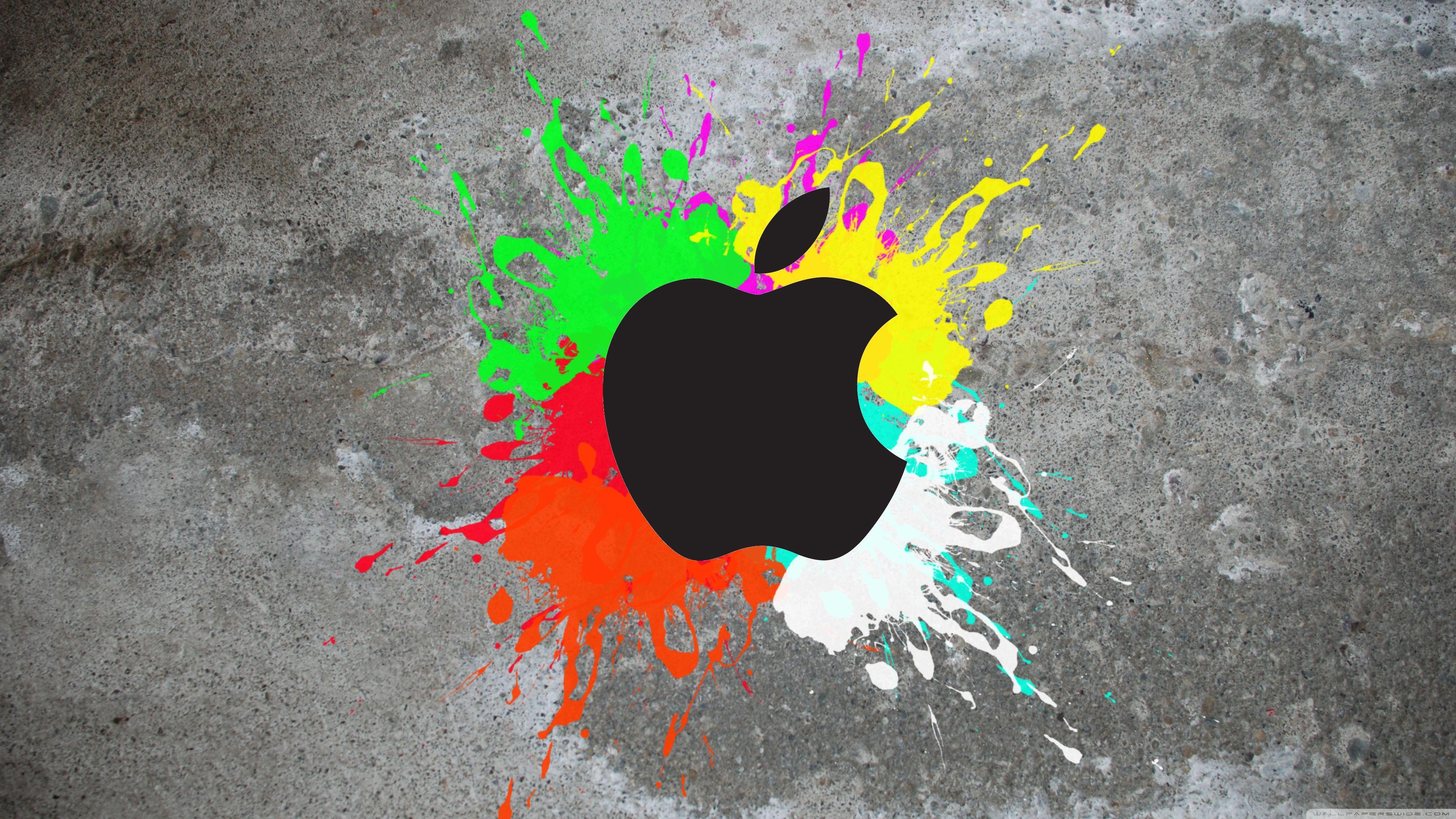 Colorful Apple Logo Wallpaper for Desktop and Mobiles 4K Ultra HD  HD  Wallpaper  Wallpapersnet