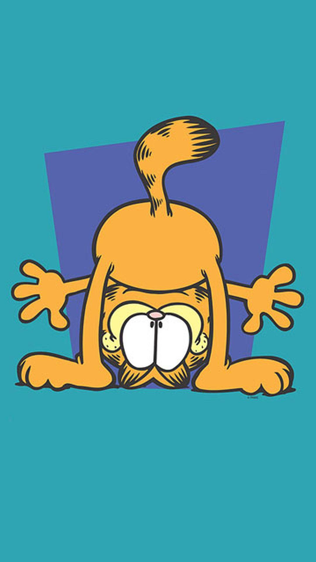 Garfield Animated 640 x 1136 iPhone 5 Wallpaper