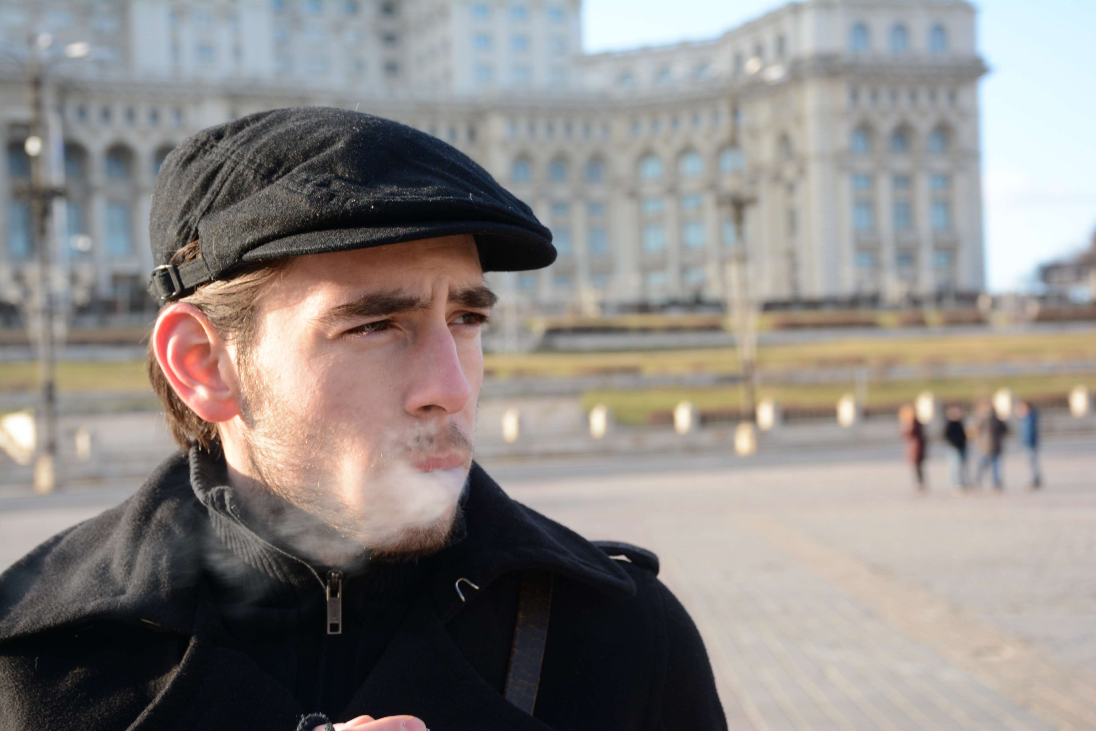 3840x2560 Black, Boy, Bucharest, Cigarette, Hat, Look, Man, Model