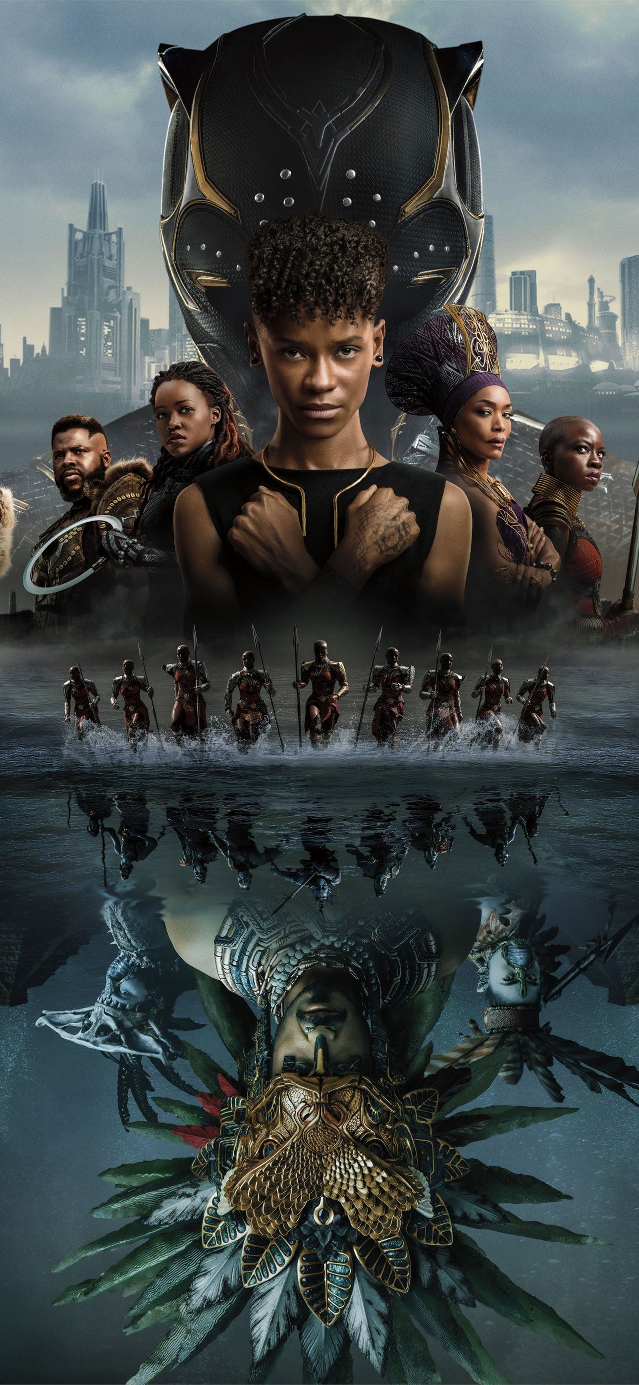 1290x2796 black panther wakanda forever 8k iPhone Wallpaper Free Download