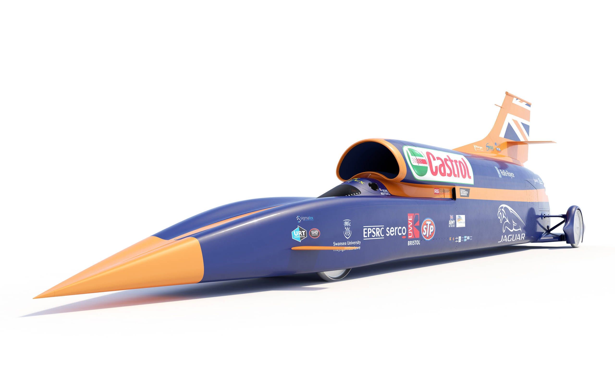2560x1600 The Bloodhound Supersonic Car shows off its new body