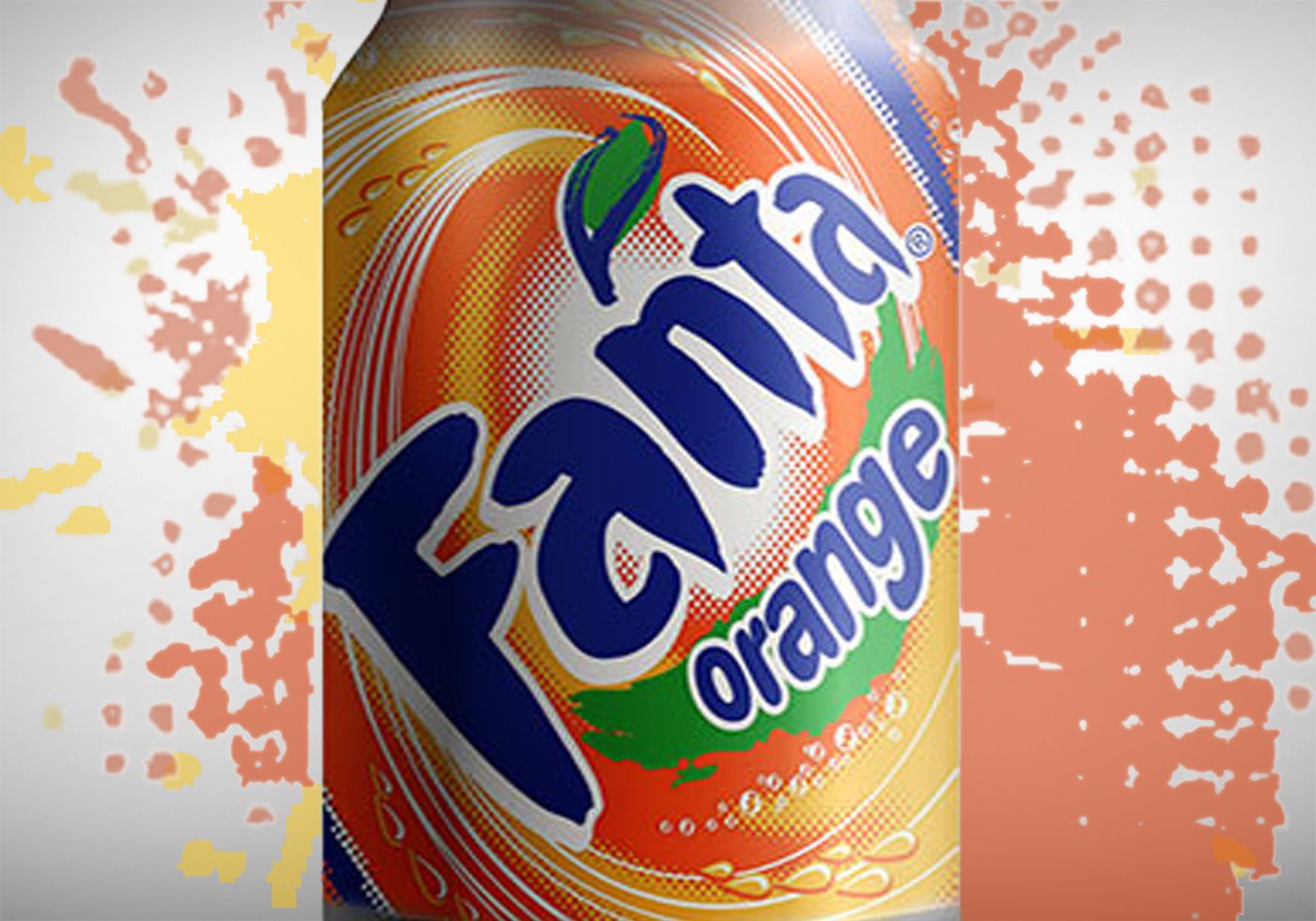 1400x980 Fanta Metallic Can PSD