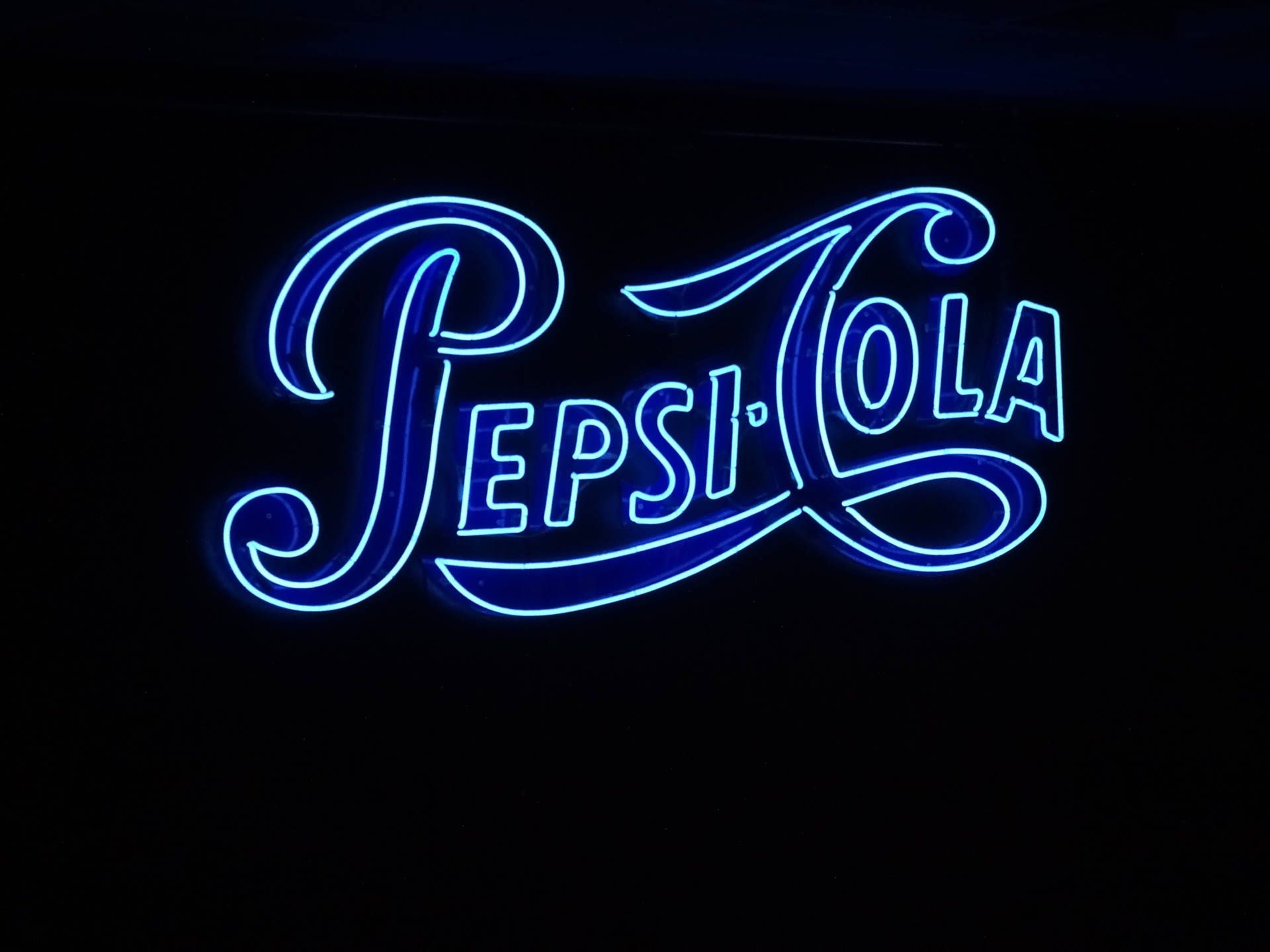 1920x1440 Download Aesthetic Pepsi Cola Neon Light Laptop Wallpaper