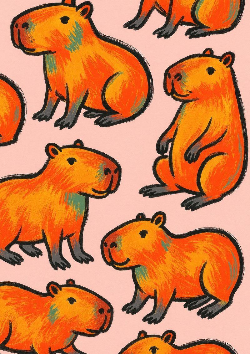 800x1131 Capybara Cute Wallpaper Image Wallpaper