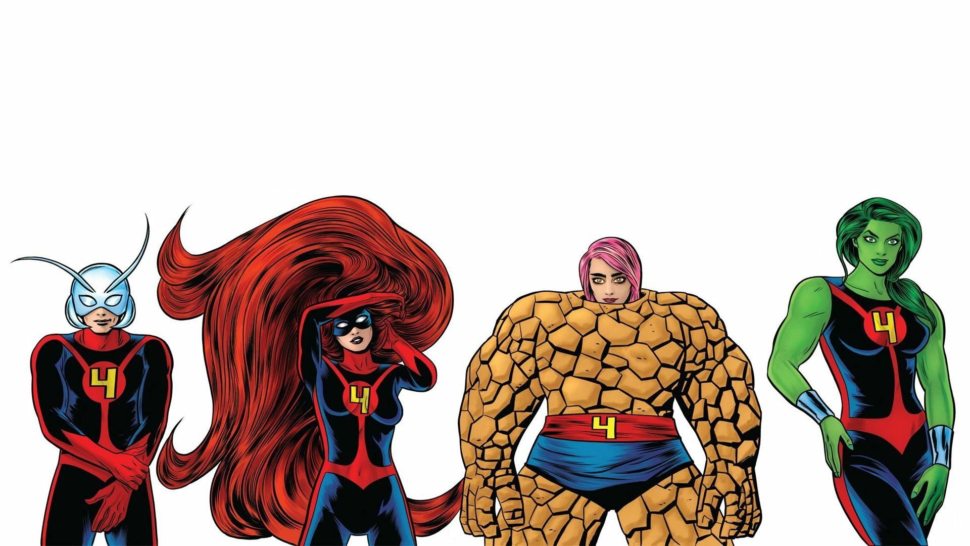 1920x1080 Download Ant Man She Hulk Gamora Thing (Marvel Comics) Medusa Comic Fantastic Four HD Wallpaper