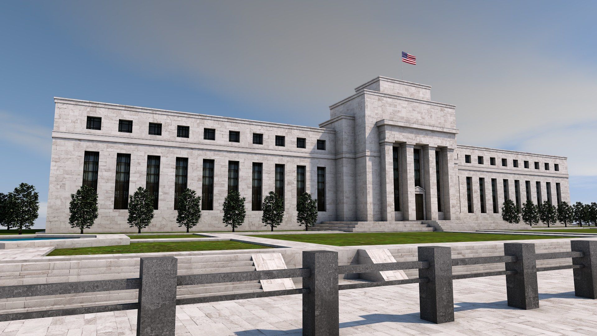 1920x1080 3D Federal Reserve Board Model