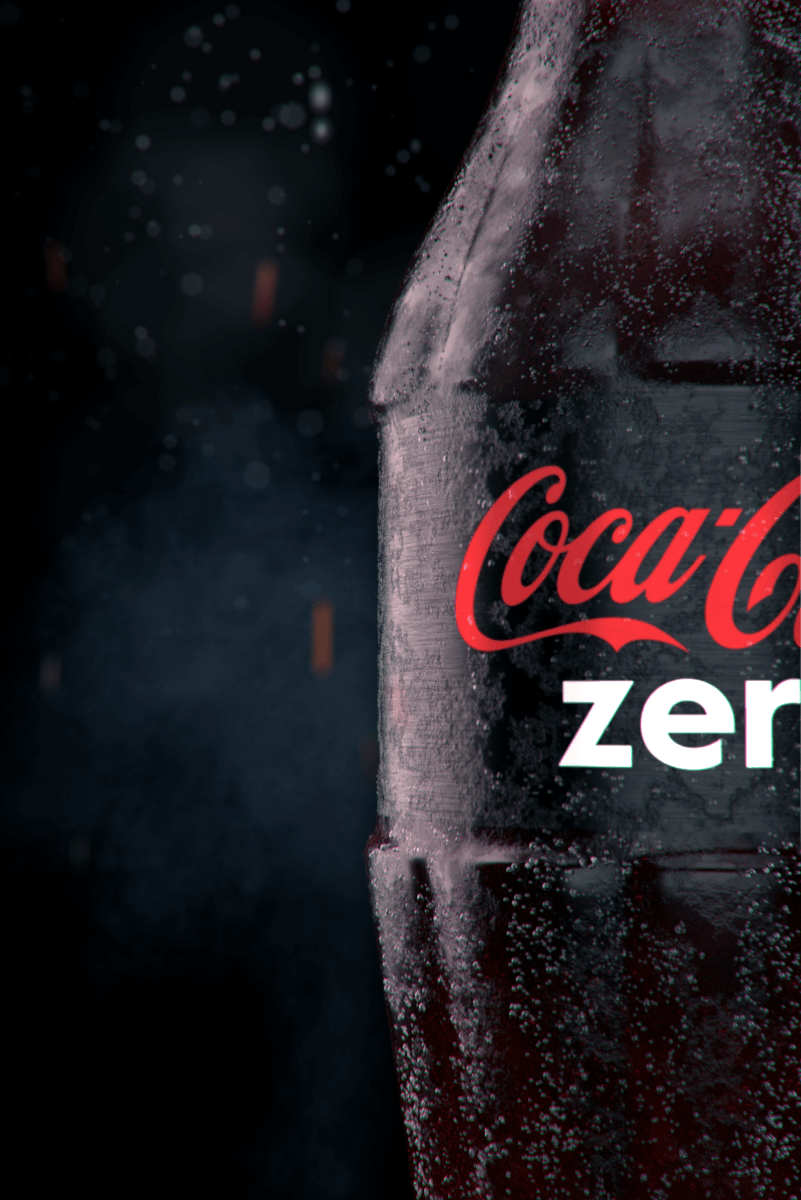801x1200 Coca Cola Zero Product Shot (4). Image - Behance