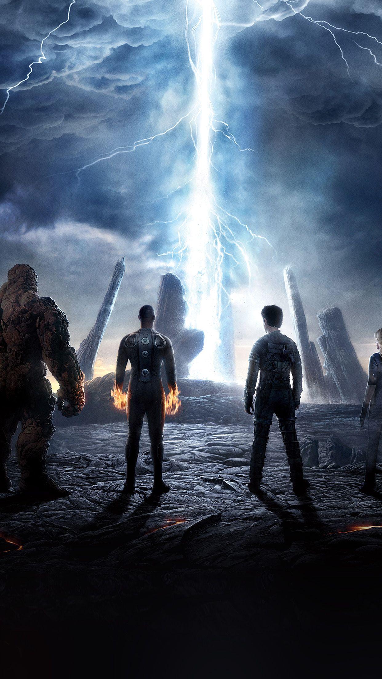 1242x2208 Fantastic Four Movie Poster Action Film