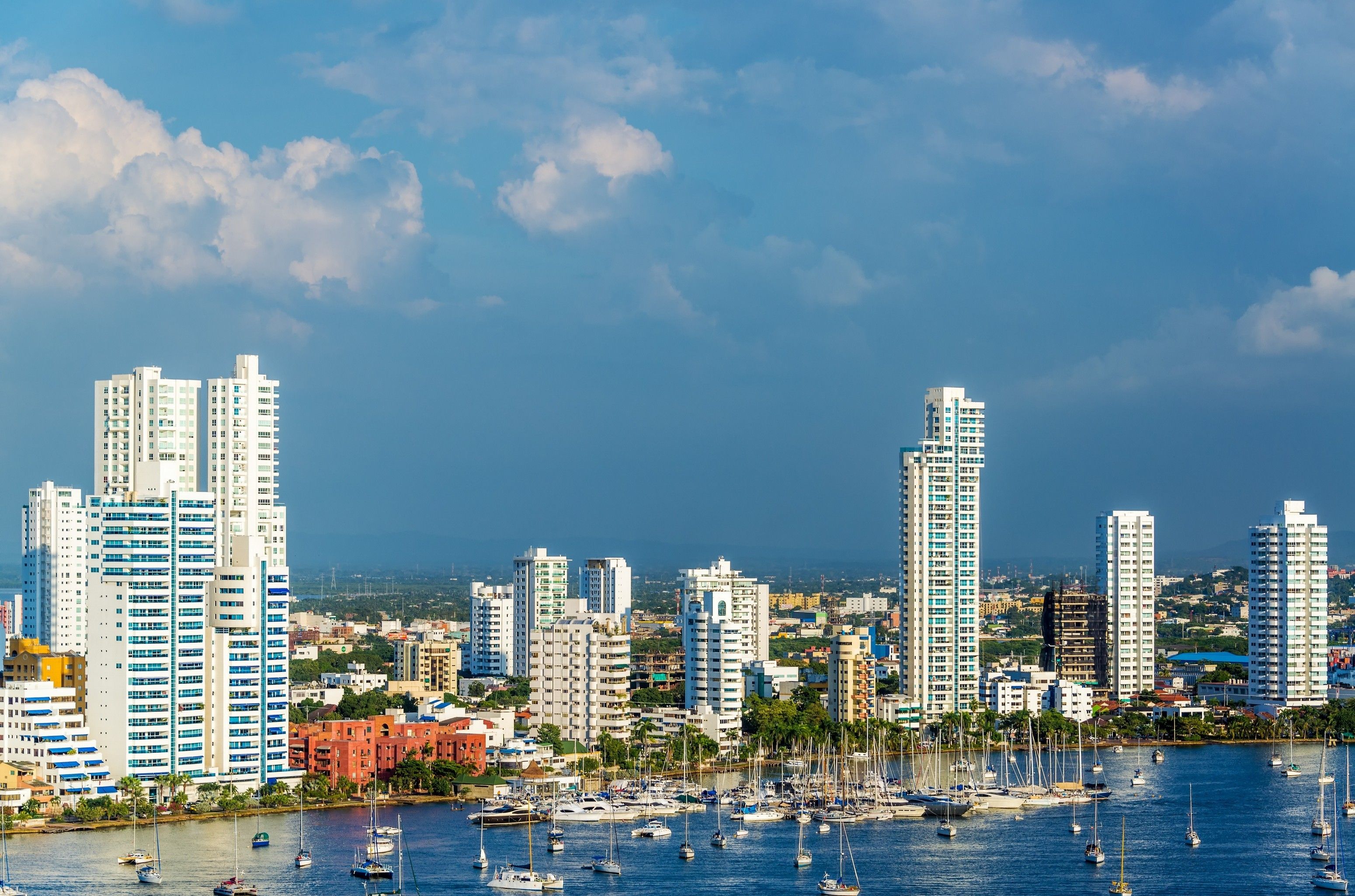 3100x2050 Cartagena Skyline: Stunning Man Made Marvel In Colombia