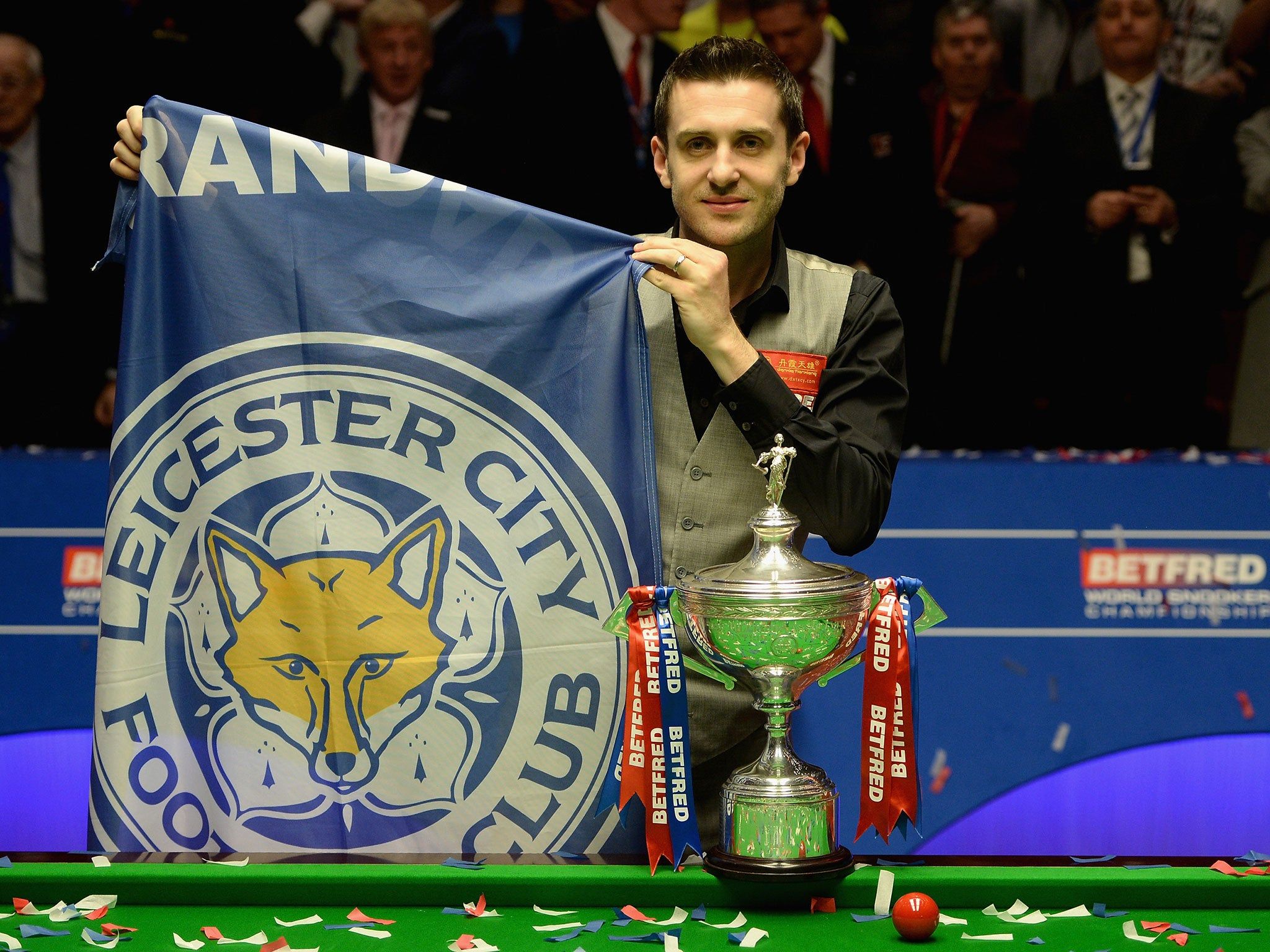 2048x1536 World Snooker Championship: Mark Selby makes it a Leicester double with victory over Ding Junhui