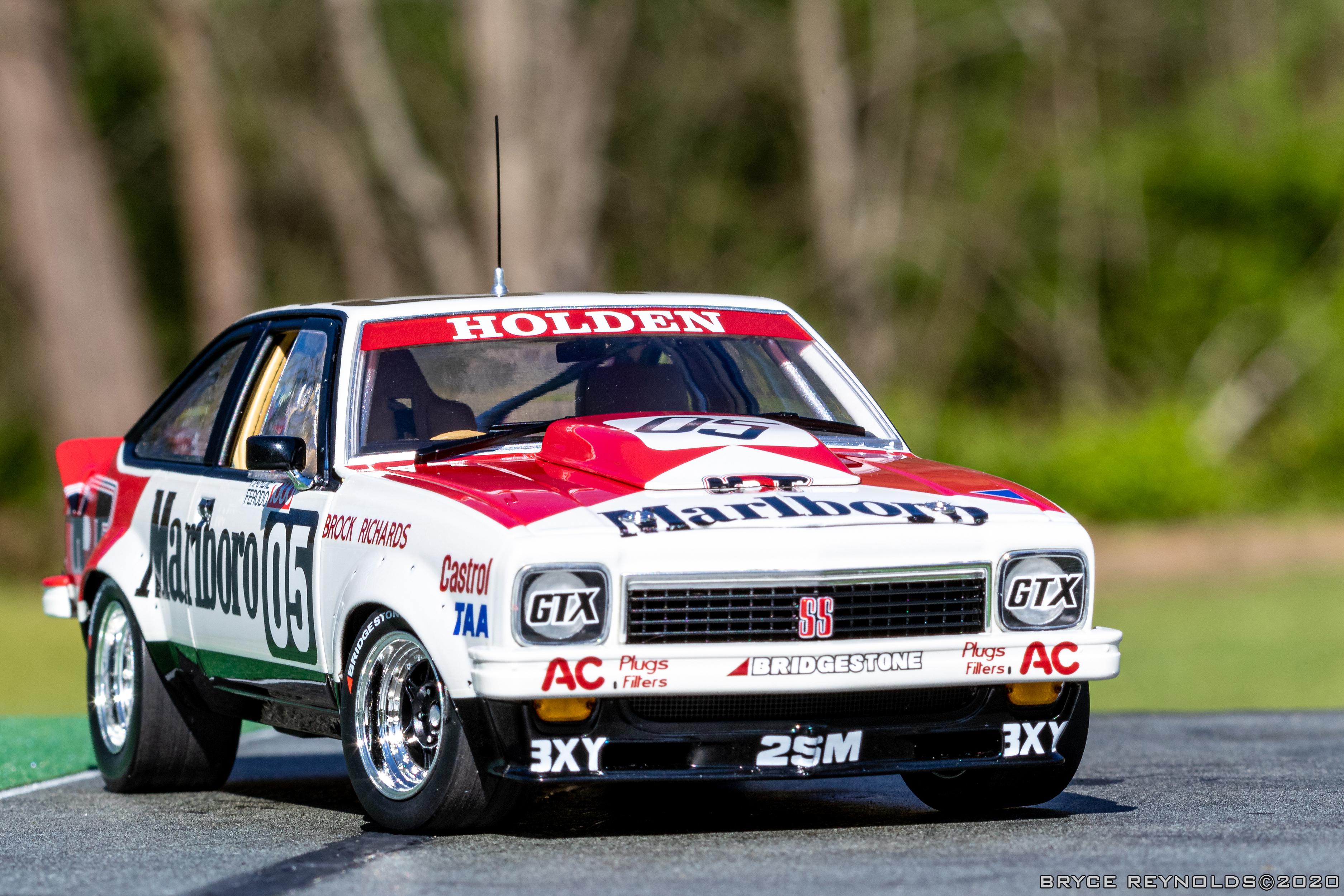 3749x2500 Holden Torana A9X 1979 Bathurst Winner in Natural Light [1:18] [Classic Carlectables] [OC]