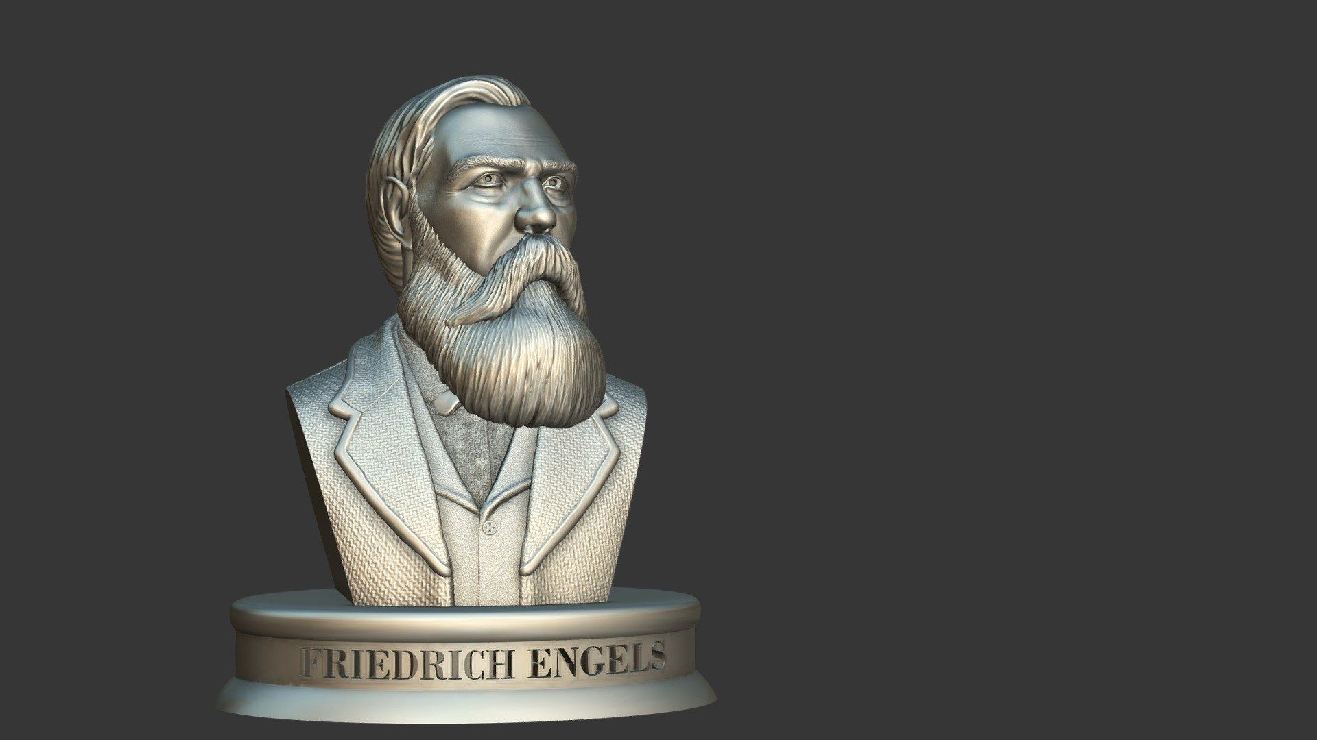 1920x1080 Friedrich Engels model by matheus pedreira [ebc31b5]