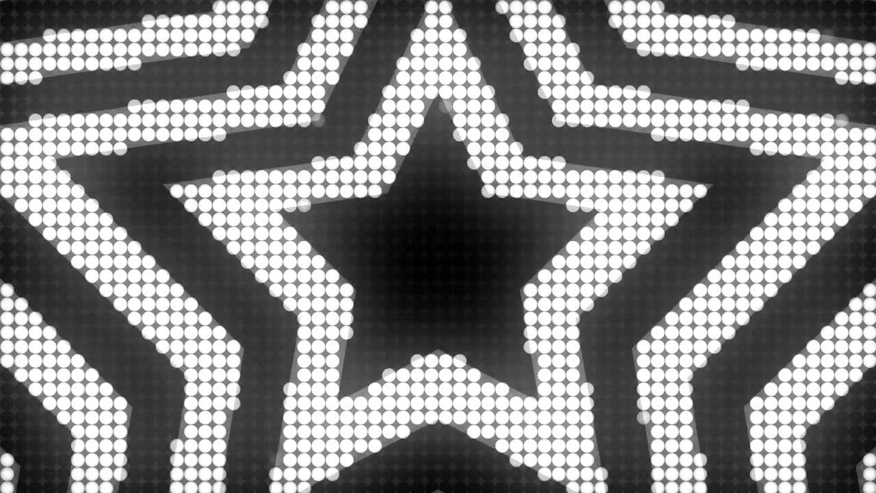 1280x720 4K 1 Hour White Star Tunnel Y2K Colorful Aesthetic LED Lights Background Video Screensaver