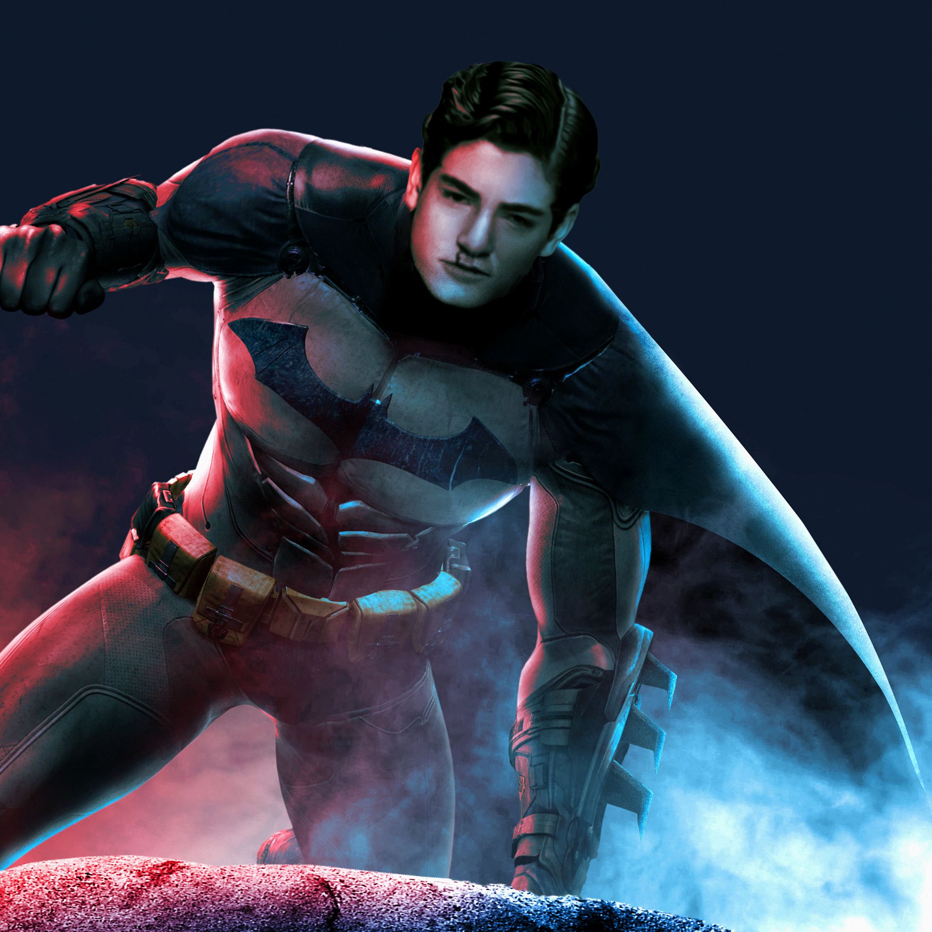 1920x1920 Gotham Mazouz as Batman