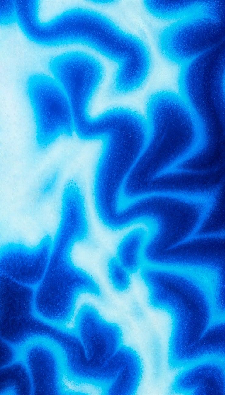 740x1297 Blue swirls lava Image