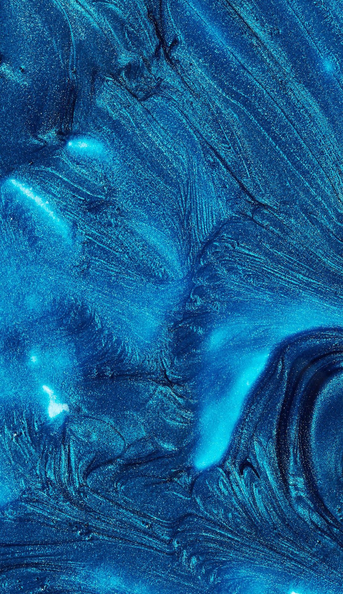 1110x1920 Download Blue Art Lava Wallpaper