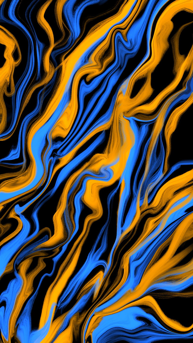 800x1422 HD blue lava wallpaper