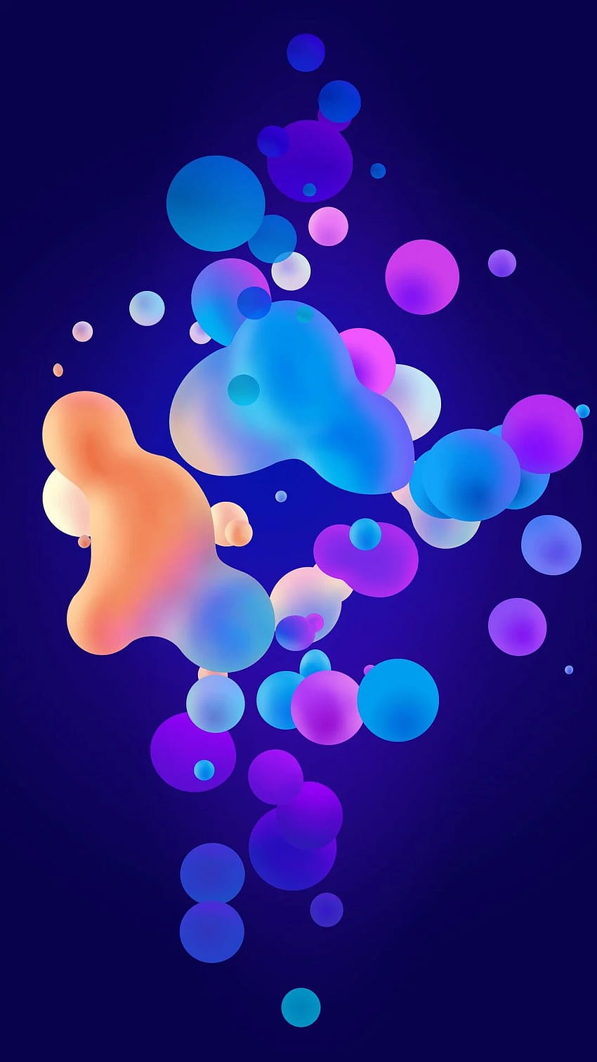 850x1511 Blue lava lamp HD wallpaper