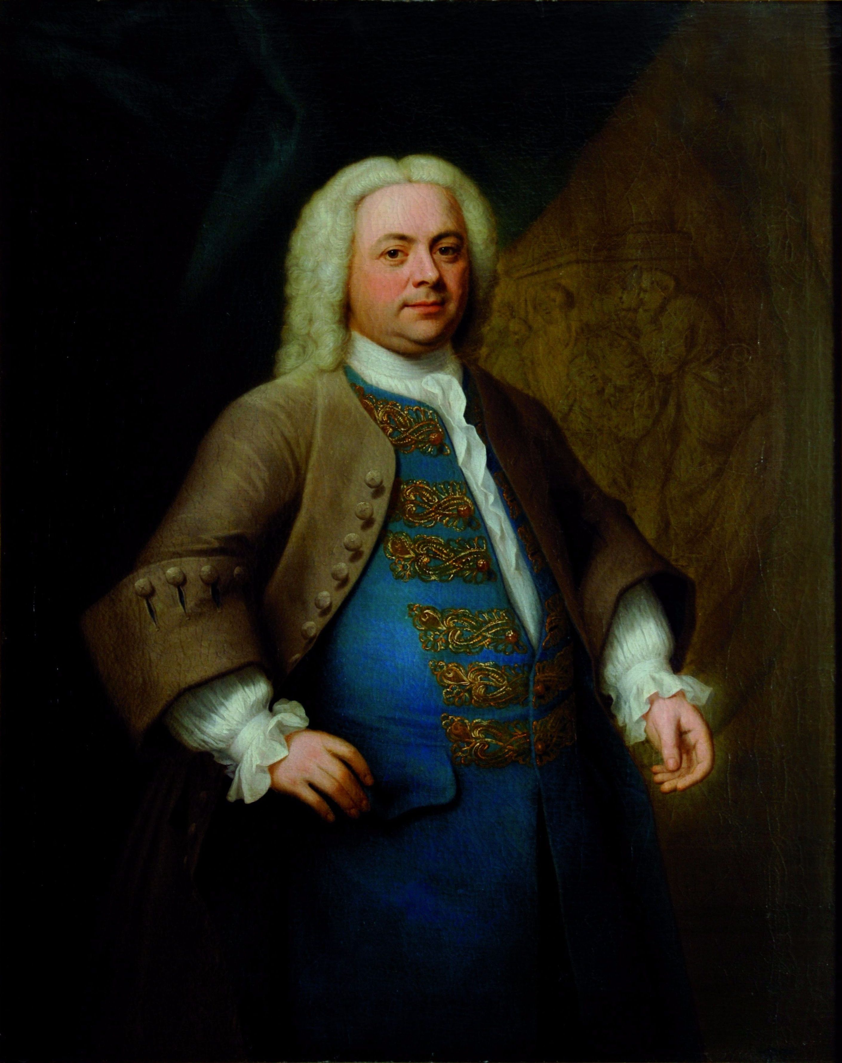 2820x3558 George Frideric Handel statue modeled in 3D by Emil Solé
