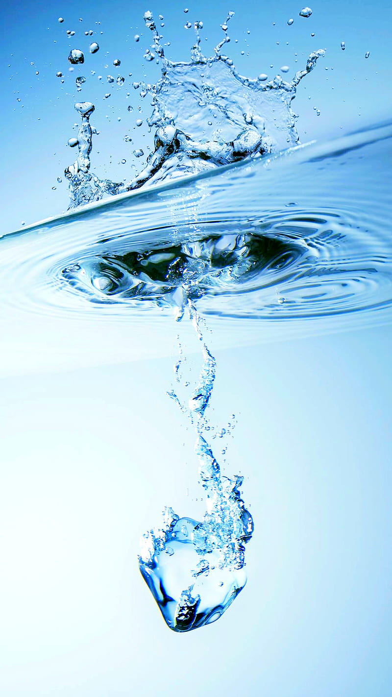 800x1422 Water, splash, transparent, HD phone wallpaper