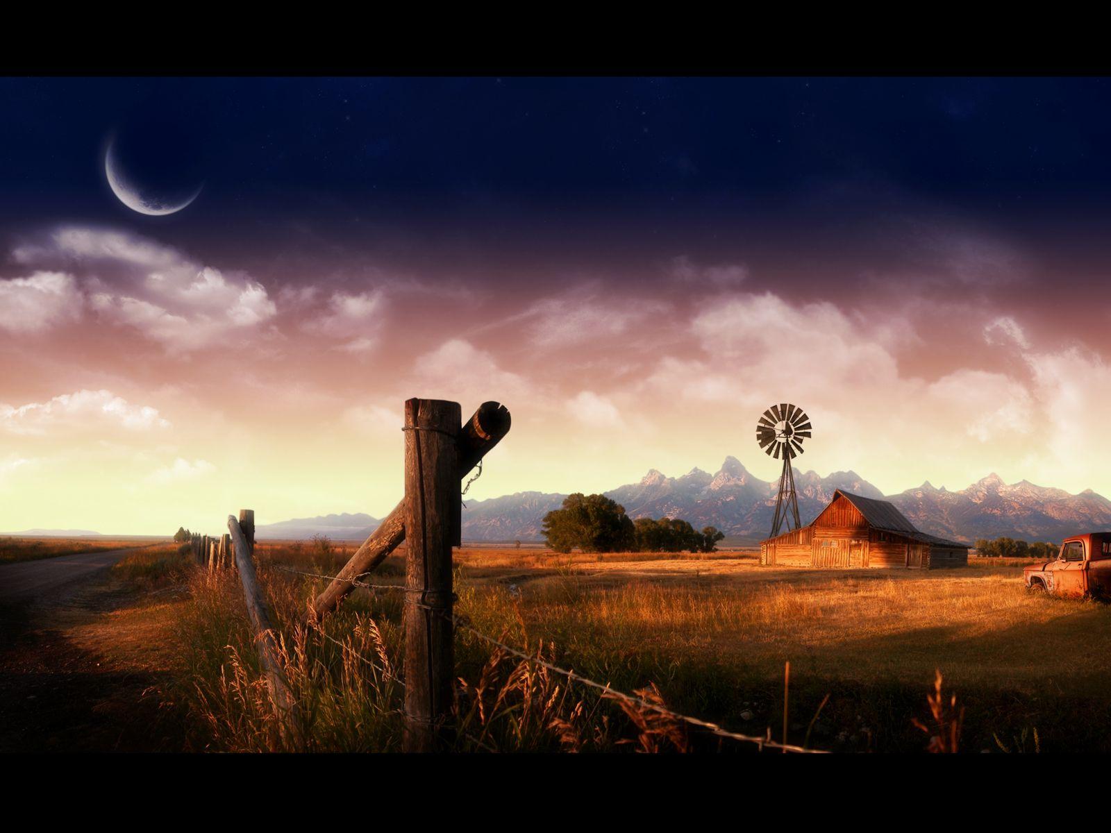 1600x1200 Farmland Windows 7 Scenery Desktop Wallpaper. Scenery wallpaper