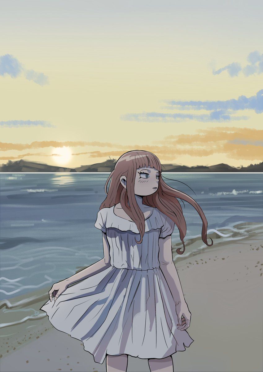 849x1200 Aiko Tanaka, from Oyasumi Punpun Comission requested