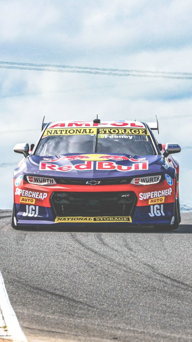 736x1308 Broc Feeney Red Bull Ampol Racing Supercars Aesthetic Wallpaper