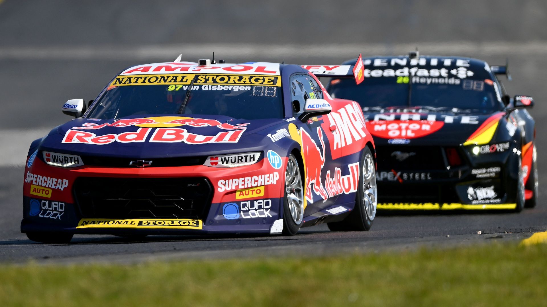 1920x1080 Ford Is Mad That the Chevy Camaro Is Destroying the Mustang in V8 Supercars