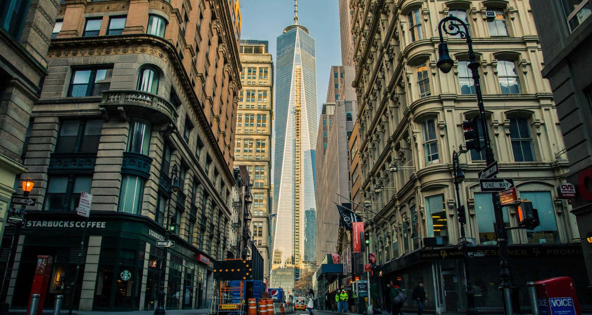 1920x1024 Download Financial District Best New York Background