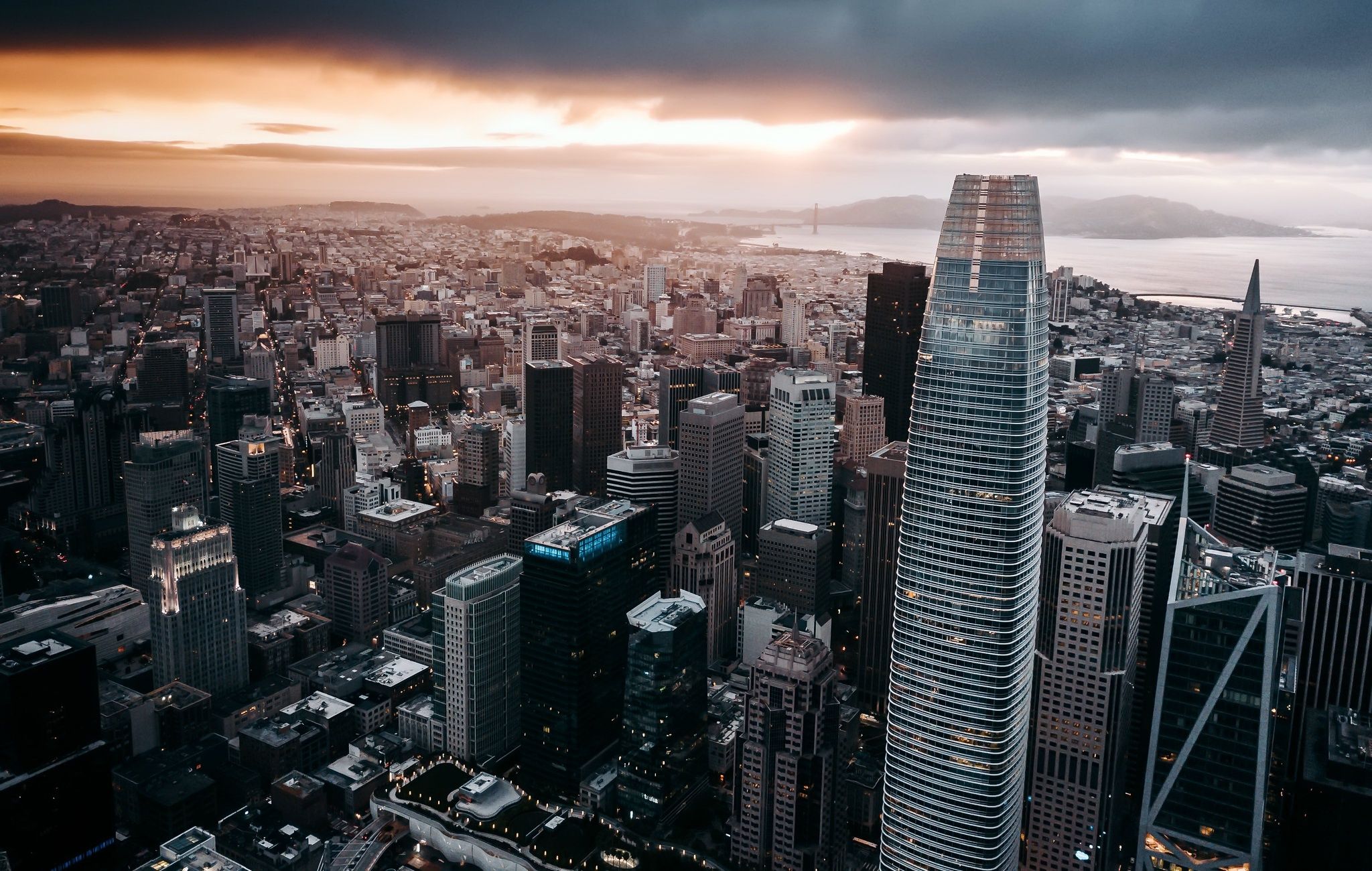 2048x1300 Wallpaper California, San Francisco, Financial District for mobile and desktop, section город, resolution 2048x1300