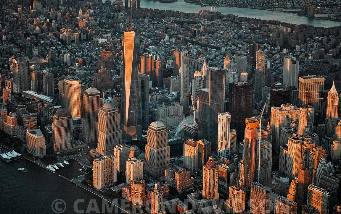 1152x724 Aerial photograph of the Financial District in NYC