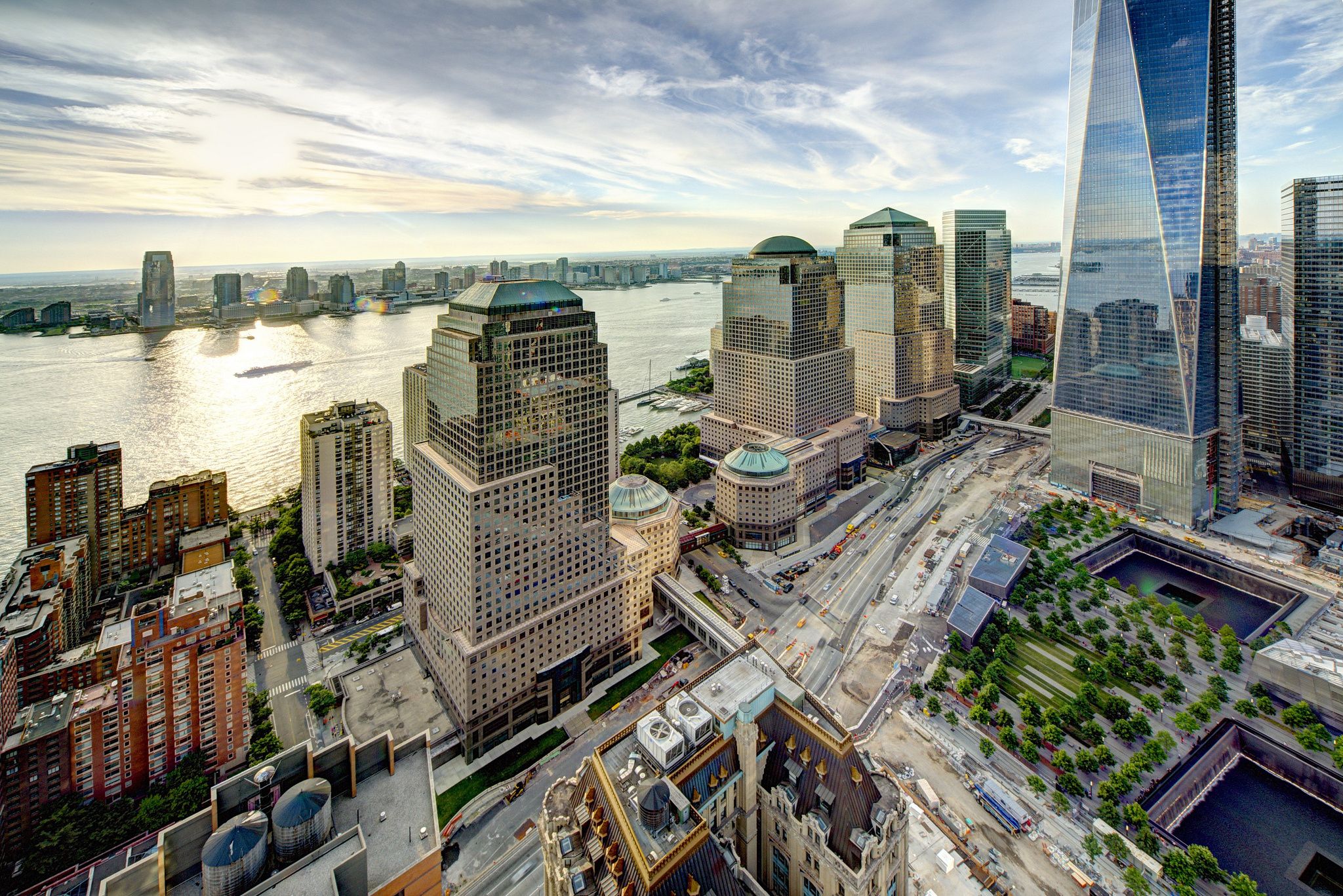 2048x1367 world, Financial, Center, Manhattan, New, York, City, Hudson, River, View, Buildings, River Wallpaper HD / Desktop and Mobile Background