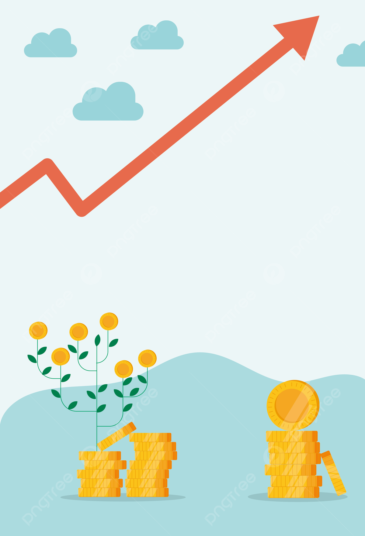 1200x1764 Cartoon Internet Business Finance Poster Background Wallpaper Image For Free Download