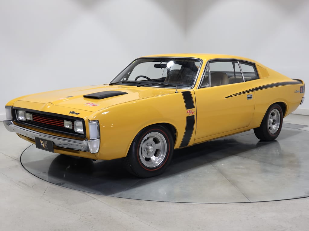 1024x768 Chrysler VH Valiant Charger R T Mustard. Sold. Australian Muscle Car Sales