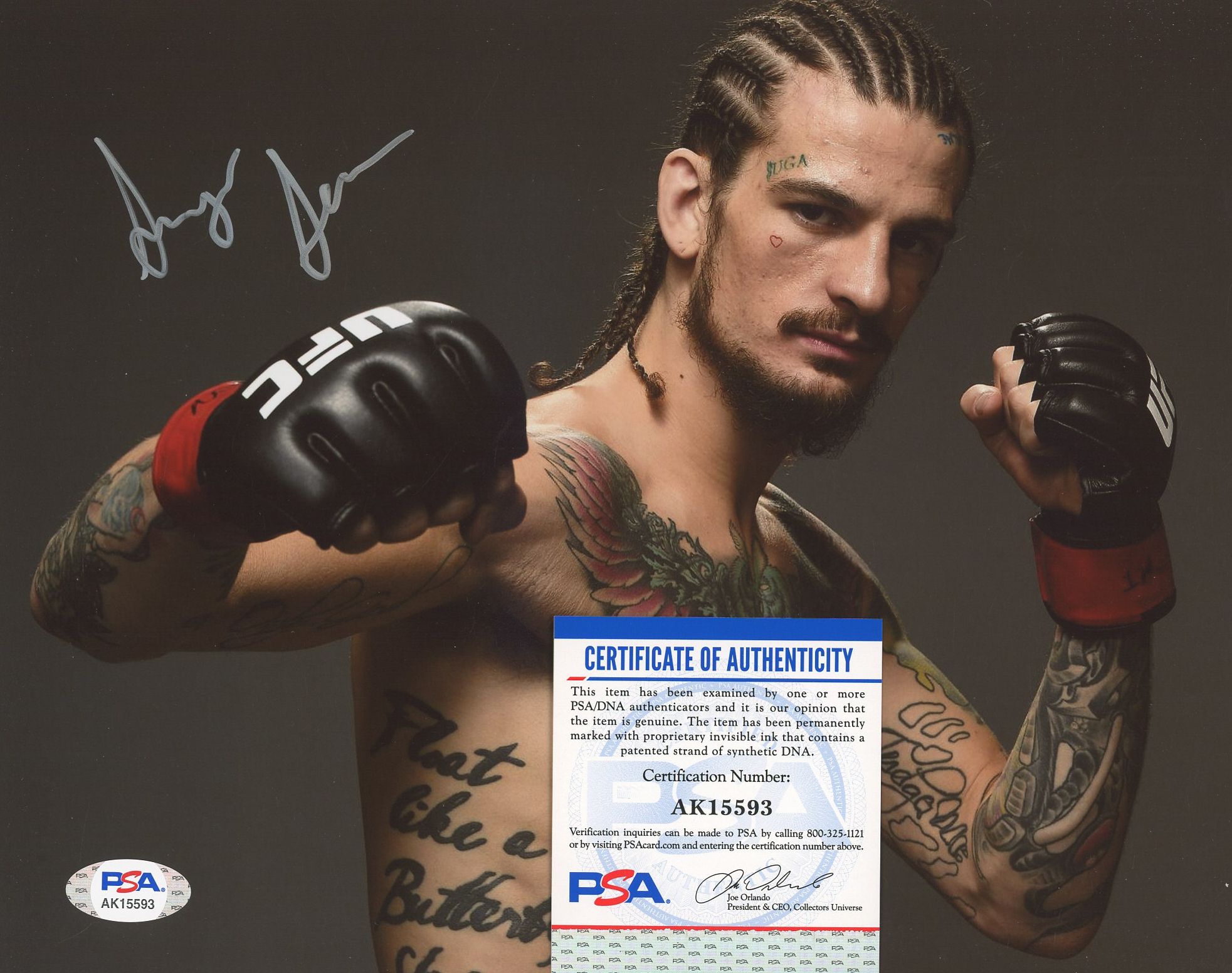 1965x1552 Sugar Sean O'Malley Signed UFC 8x10 Photo (PSA)