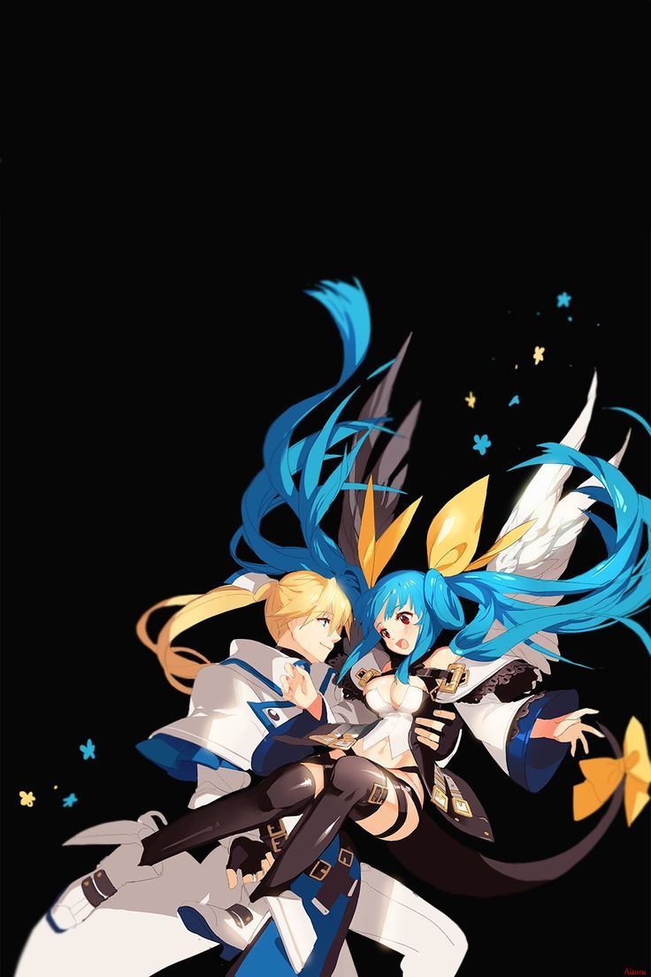 736x1104 Dizzy & Ky Kiske Guilty Gear Wallpaper Love Couple
