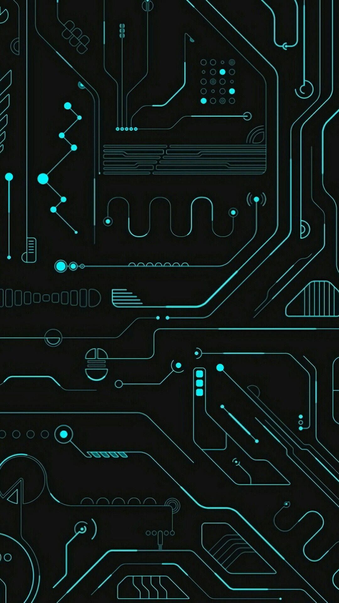 1080x1920 Download A hacker hard at work on a circuit board Wallpaper