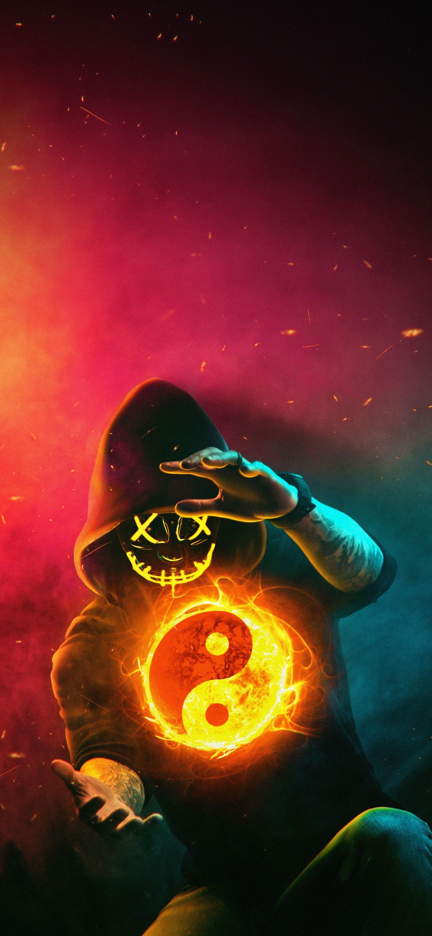 1407x3045 Wallpaper Hacker Walpaper, Light, Lighting, Cucurbita, Calabaza, Background Free Image